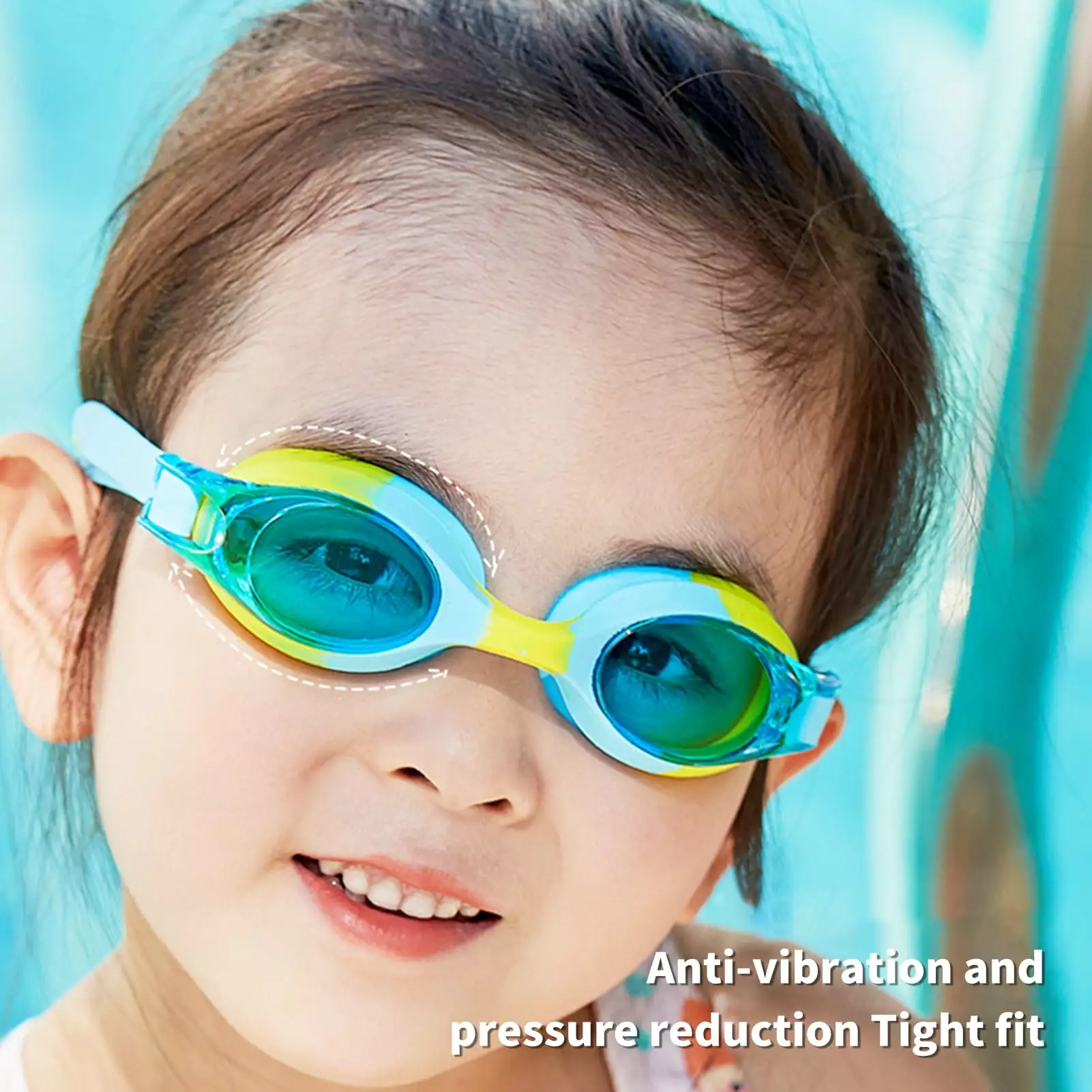 Yirtree Kids Swimming Goggles No Leaking Wide View Swim Glasses Youth Children Teens 6-14 Years Waterproof