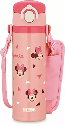 Thermos JOI-500DS CP Vacuum Insulated Kids Mobile Mug 500ml Minnie Coral Pink Cold Drinks