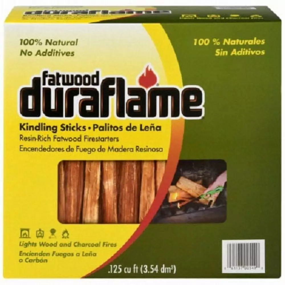 Duraflame 04549 5 LB Box 100 Percent Natural Fire Starter Kindling Sticks Quantity 4