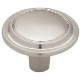 1.25-Inch Nickel Round Cabinet Knob Modern Furniture Liberty