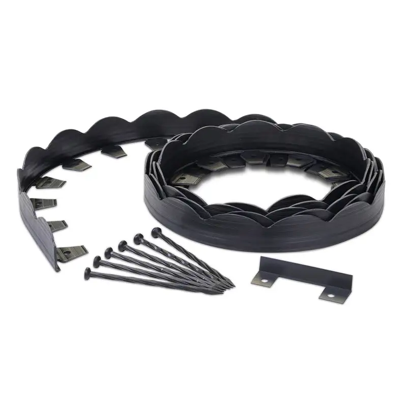 Dimex EasyFlex 20 ft Plastic Black Landscape Edging Kit Pack 3