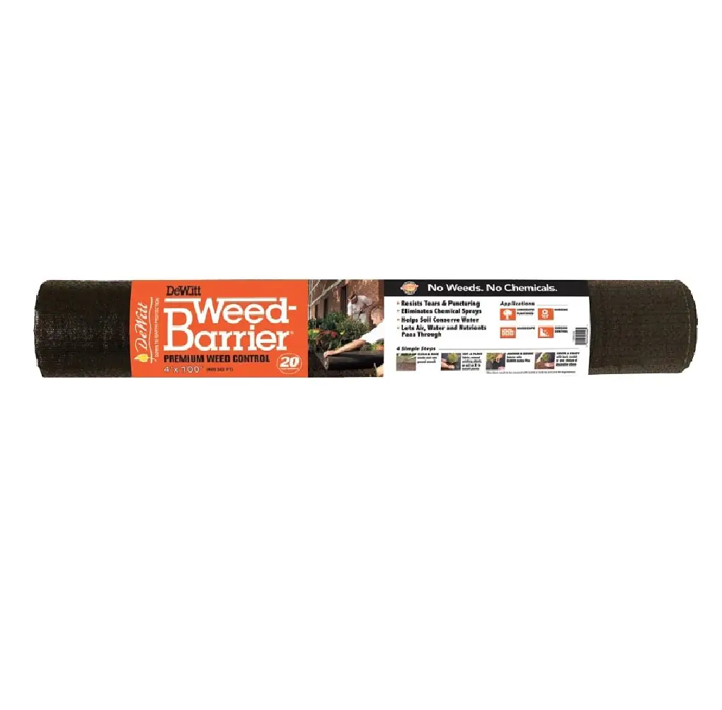 DeWitt DWB194100 Weed Barrier Polypropylene Gray Landscape Fabric 4.1 oz