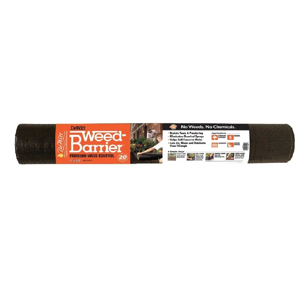DeWitt DWB19450 Weed Barrier Polypropylene Black Garden Fabric 4.5 oz