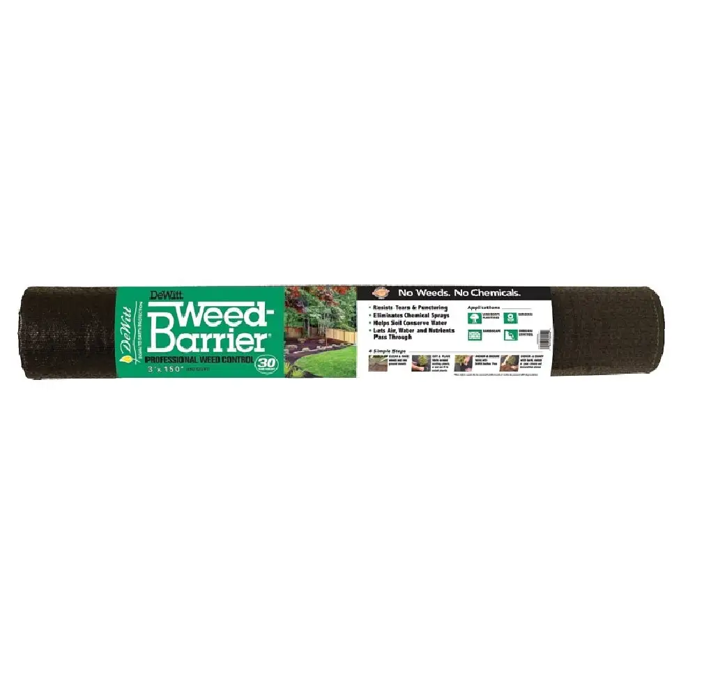 DeWitt DWB303150 Weed Barrier Polypropylene Black Heavy Duty 3.15 oz