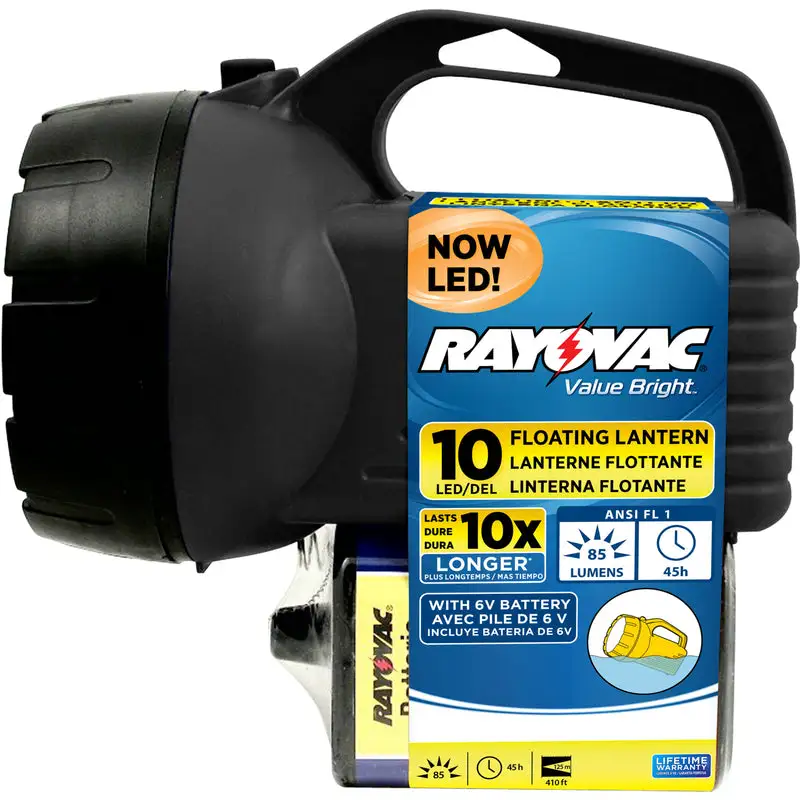 Rayovac 85 Lumen Black LED Floating Lantern 4-Pack Outdoor Lighting