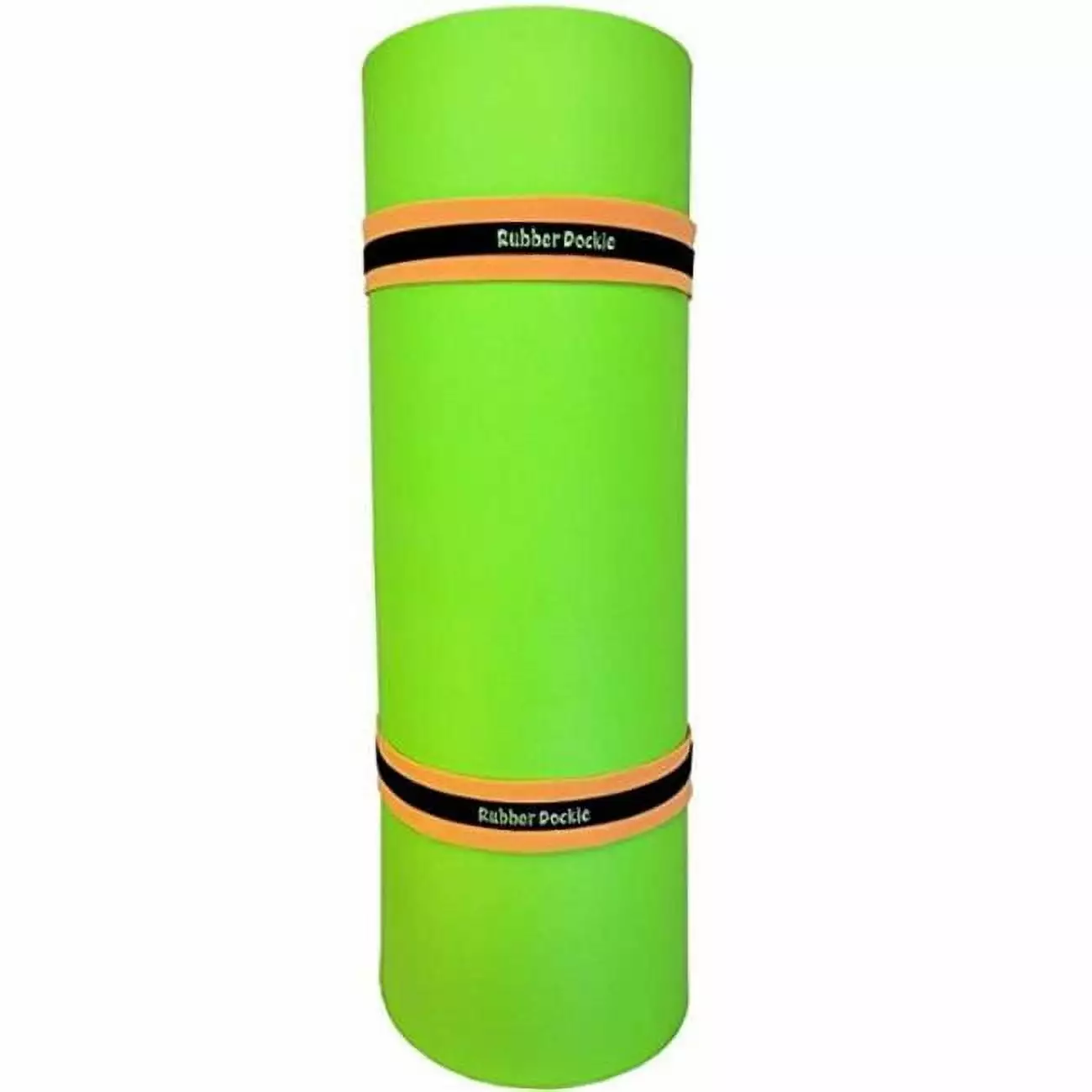 Rubber Dockie 18x6 ft Premium Foam Floating Water Mat Pad Green Orange 18x6