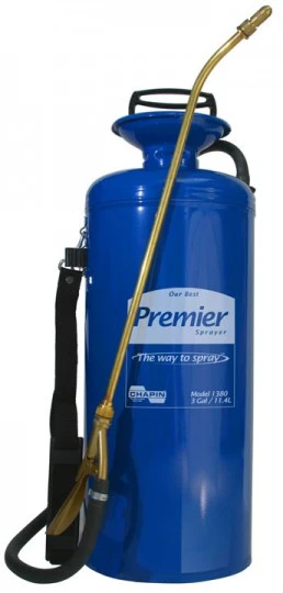 Chapin 1380 Premier Tri-poxy Steel Lawn & Garden Sprayer 3 Gallon Durable Nozzle