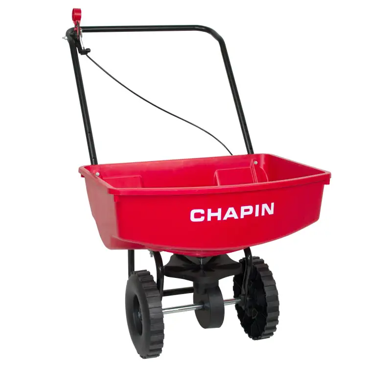 Chapin 8000A Residential Lawn Spreader 9 Poly Wheels 65-Pound Capacity