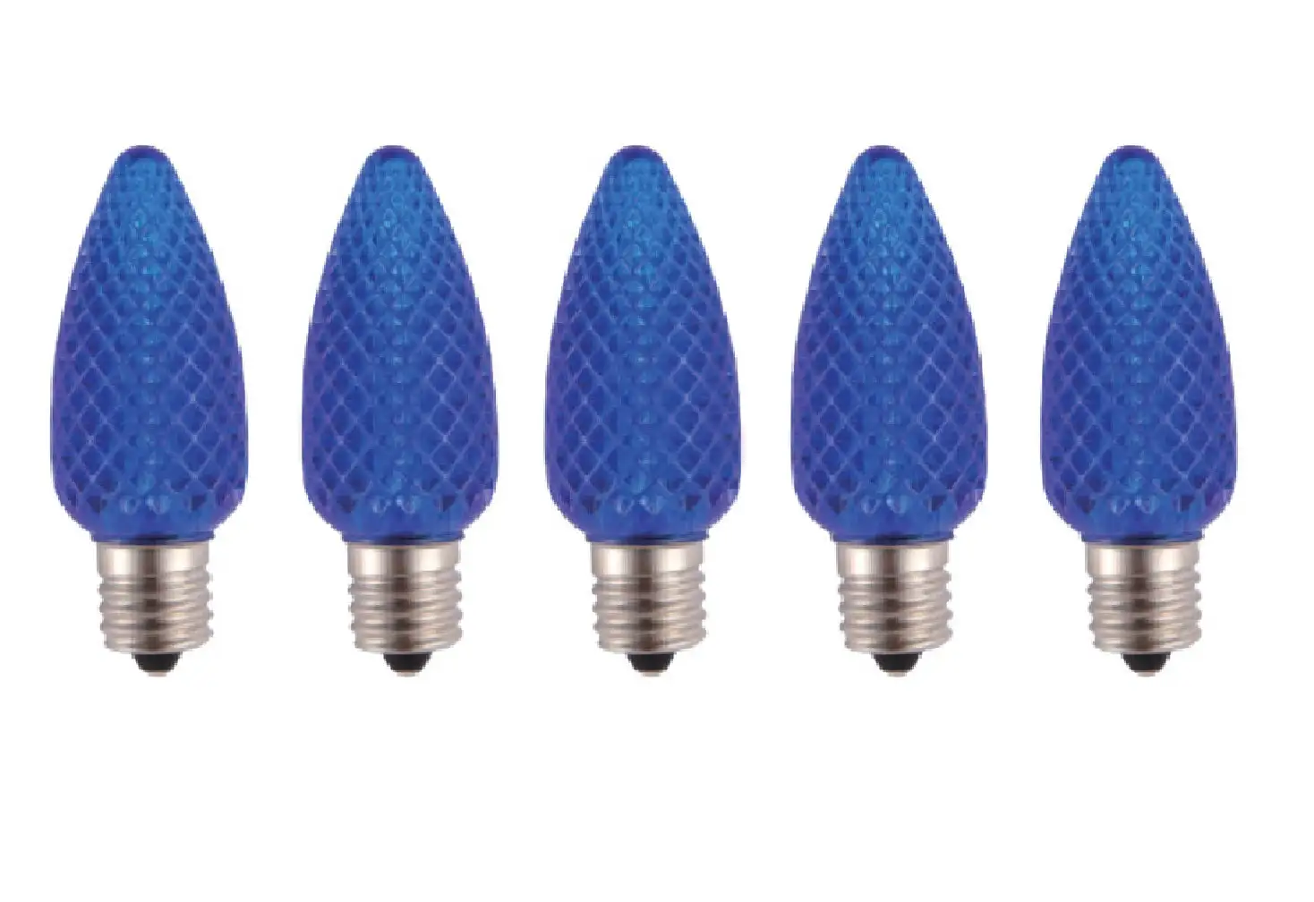 Hometown Holidays 24994 C9 LED Christmas Light Bulb Blue Festive Decor