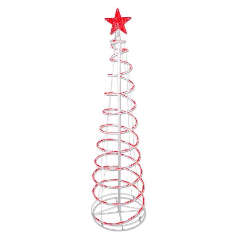 Celebrations LED Multi Spiral 5 ft Yard Decor Outdoor Holiday Lighting