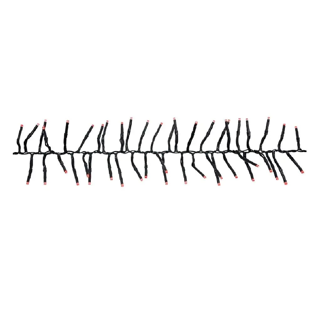 Santas Forest Twinkling Lights Red Festive Holiday Decoration