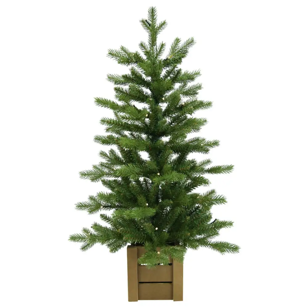 Celebrations Light Burst Twinkle LED Christmas Tree Green White Lights