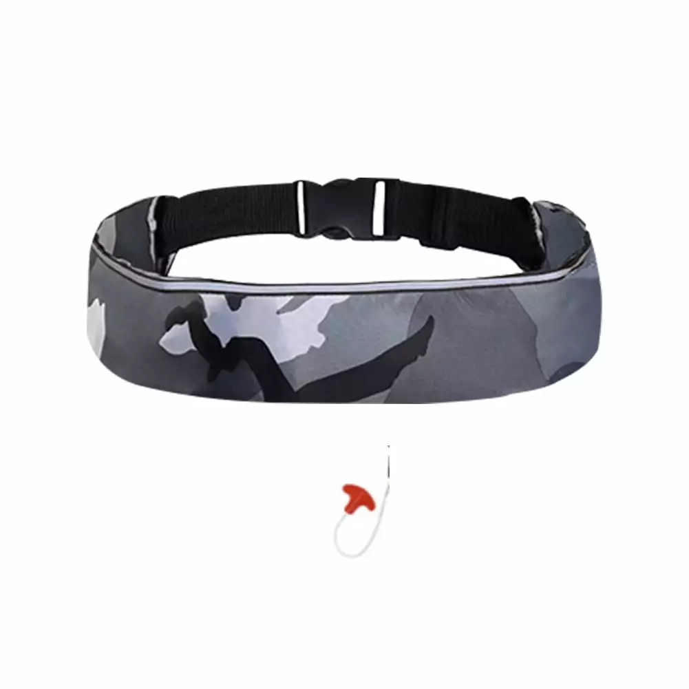 Inflatable Drifting Safety Belt 100N Buoyancy Life Belt Outdoor Swimming Automatic