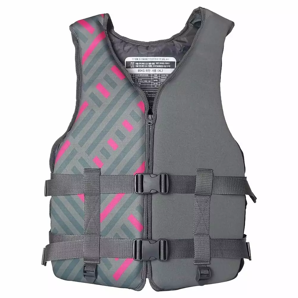 ELENXS Adult Buoyancy Safety Vest Portable Life Jacket Water Ski Swimming Fishing Boating Kayak L