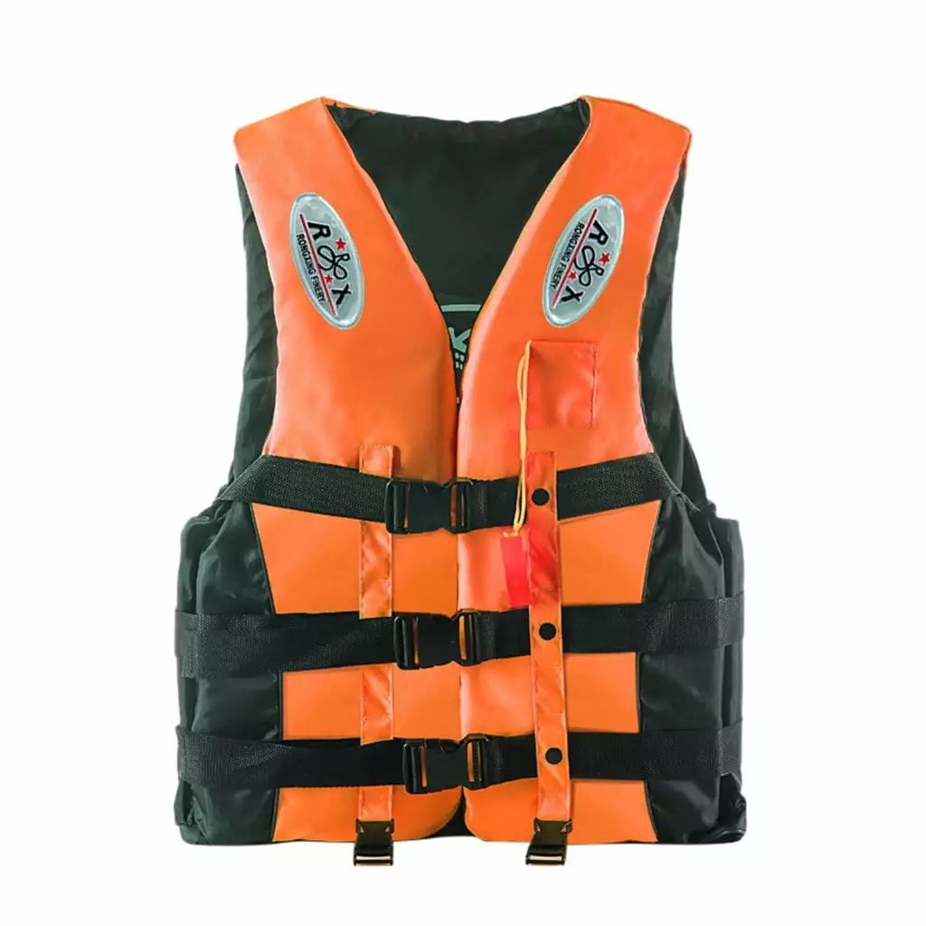 Unisex Swim Jacket Kids and Adults High Buoyancy Reflective Floating Vest Adjustable Safety Straps L