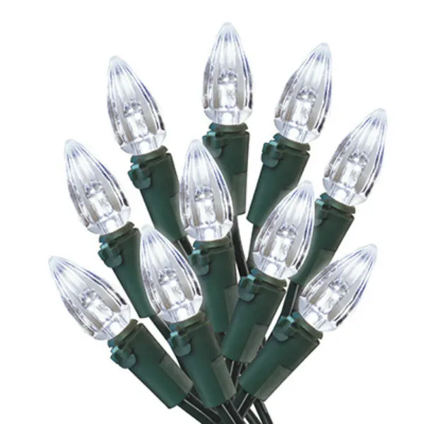 Holiday Wonderland 47701-88A Christmas C3 LED 200-Light Set. Cool White. 51'
