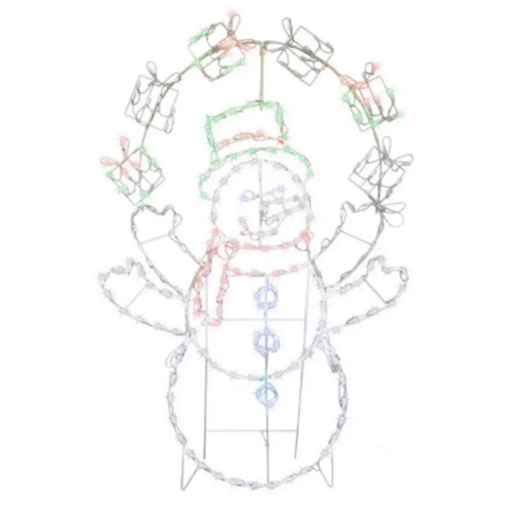 Puleo 315-YD0979L Christmas LED Wire Snowman 60 Inch Outdoor Decor
