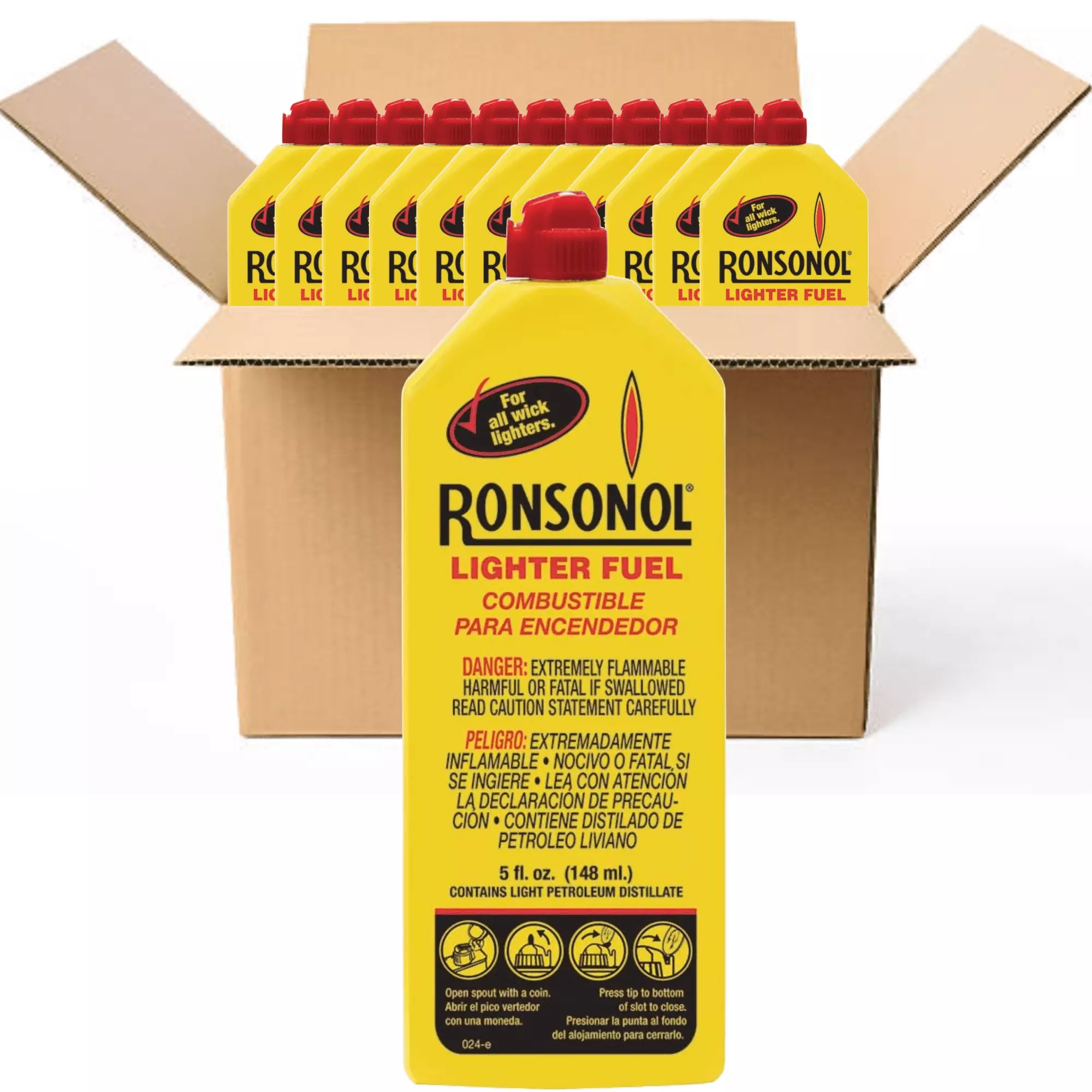 Ronson Lighter Fluid 5 Oz Pack 12 BOXED CASE Lighters and Torches Visit the Ronson Store