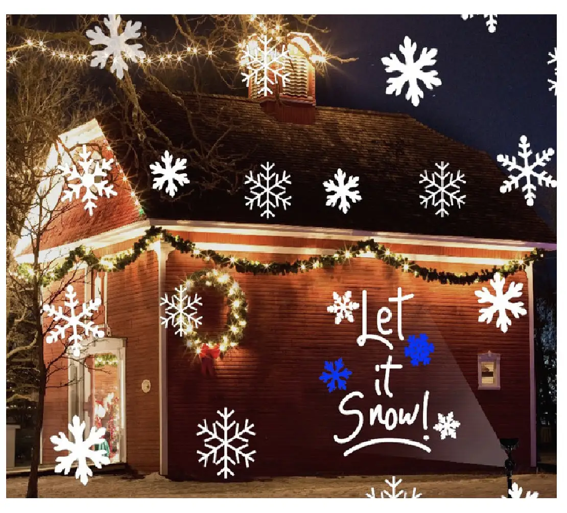 Santas Forest 92603 Christmas Snowfall Motion LED Projector White Holiday Light