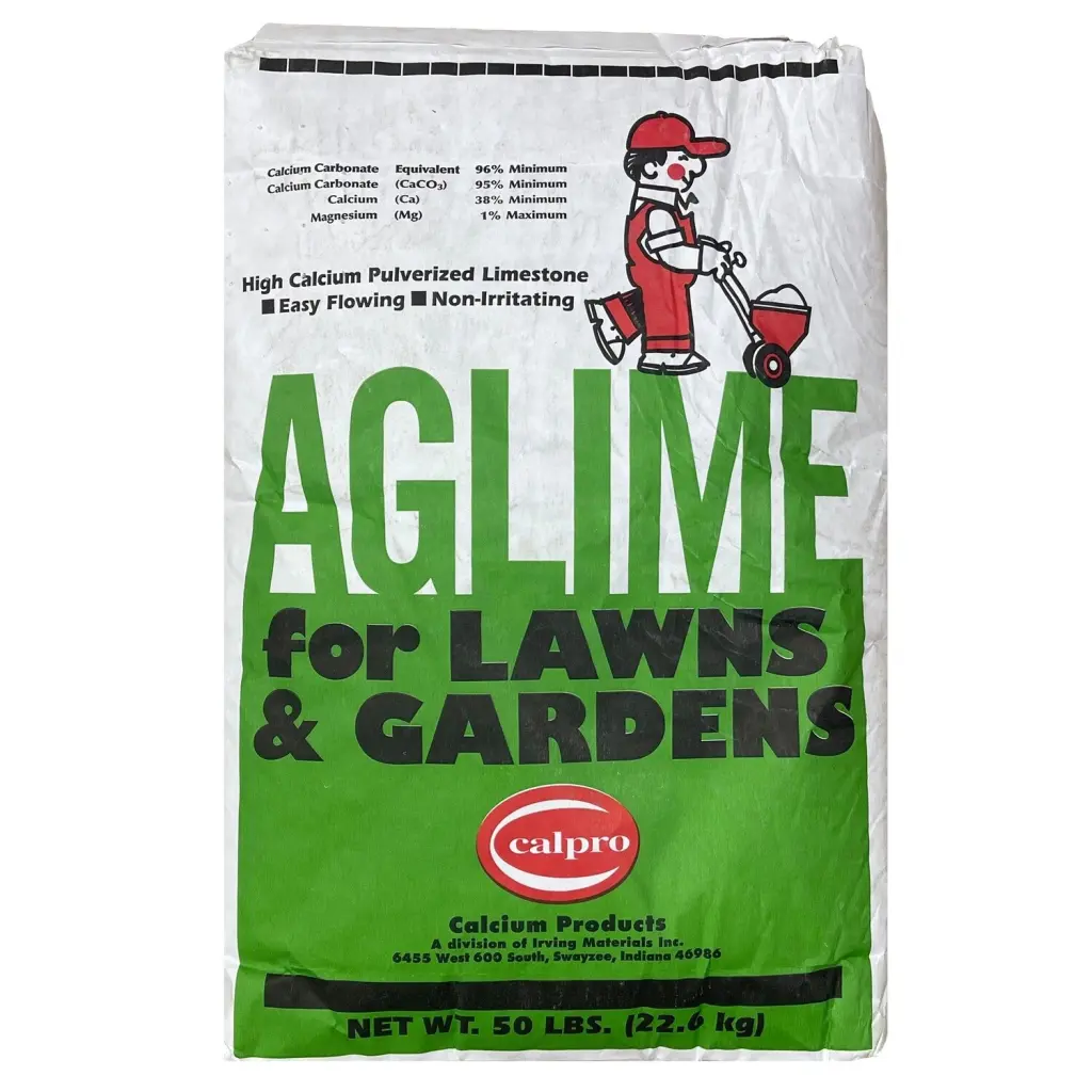 Pulverized Ag Lime 50 lb - Soil Amendment pH Balance Varies