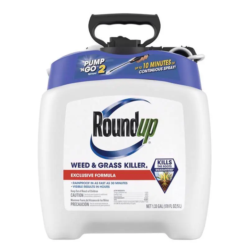 Roundup Pump N Go Weed and Grass Killer RTU Liquid 1.33 gal Ready to Use Herbicide