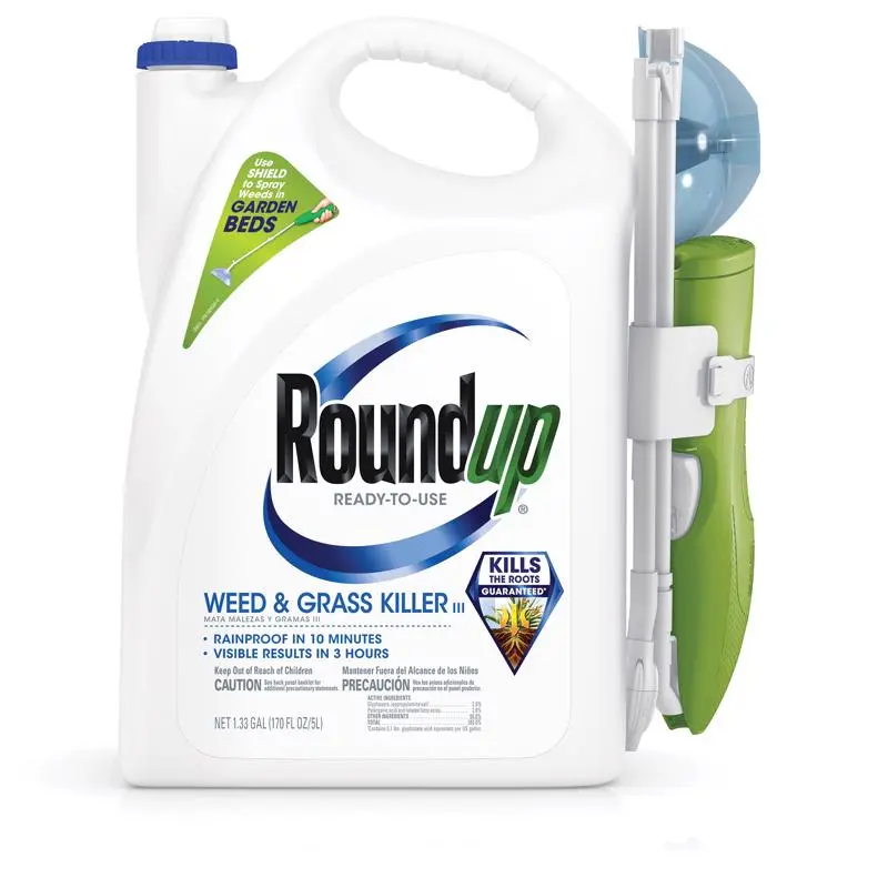 Roundup Weed and Grass Killer RTU Liquid 1.33 gal Ready-to-Use Fast Weed Control