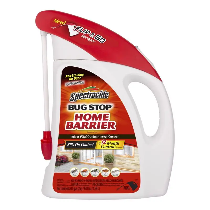 Spectracide Bug Stop Liquid Insect Killer 0.5 gal Pack 4 Fast Acting Pest Control