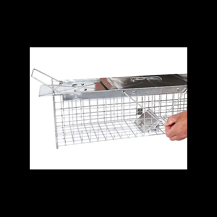 Havahart 1030 Medium 2-Door Live Animal Cage Trap 24 x 7 x 7 Humane Trapping