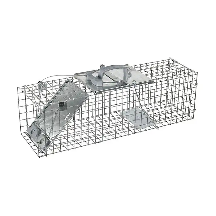 Havahart 1084 1-Door Easy Set Cage Trap Rabbits Medium 24 x 7 x 7