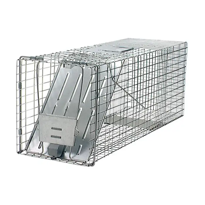 Havahart 1079 Professional Live Animal Cage Trap Large 32 x 10 x 12 Humane Capture