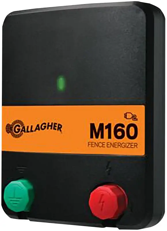 Gallagher G330444 Electric Fence Energizer, 110 V, 60 acre (Typical), 100 acre immaculate Fence Distance