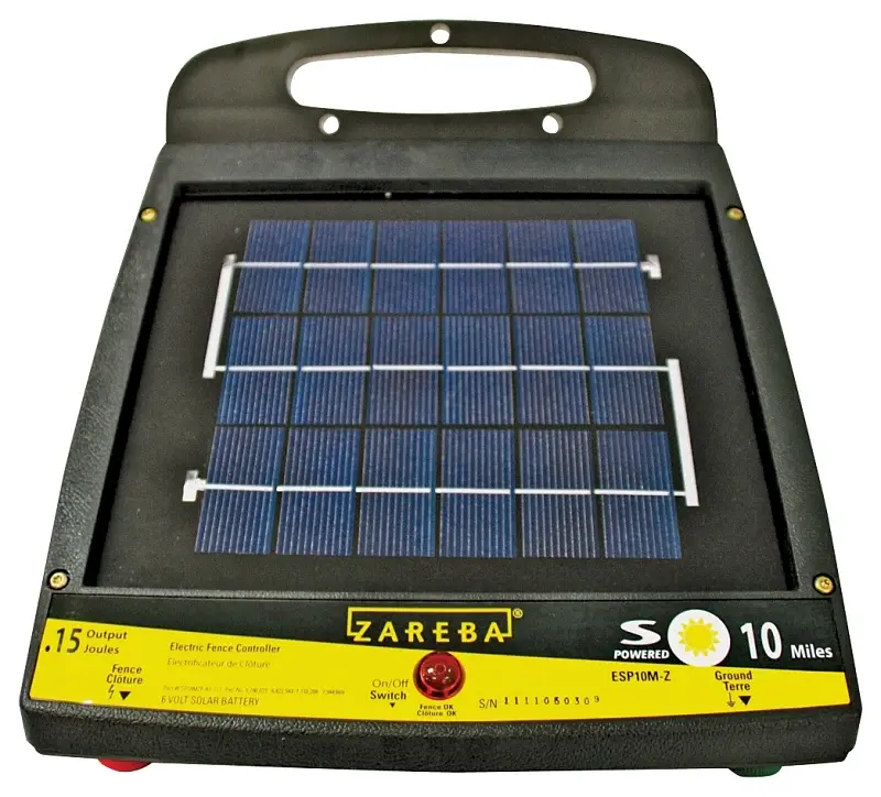 Zareba ESP10M-Z Fence Charger, 0.15 J Output Energy, 6 V Output Galvanized Finish