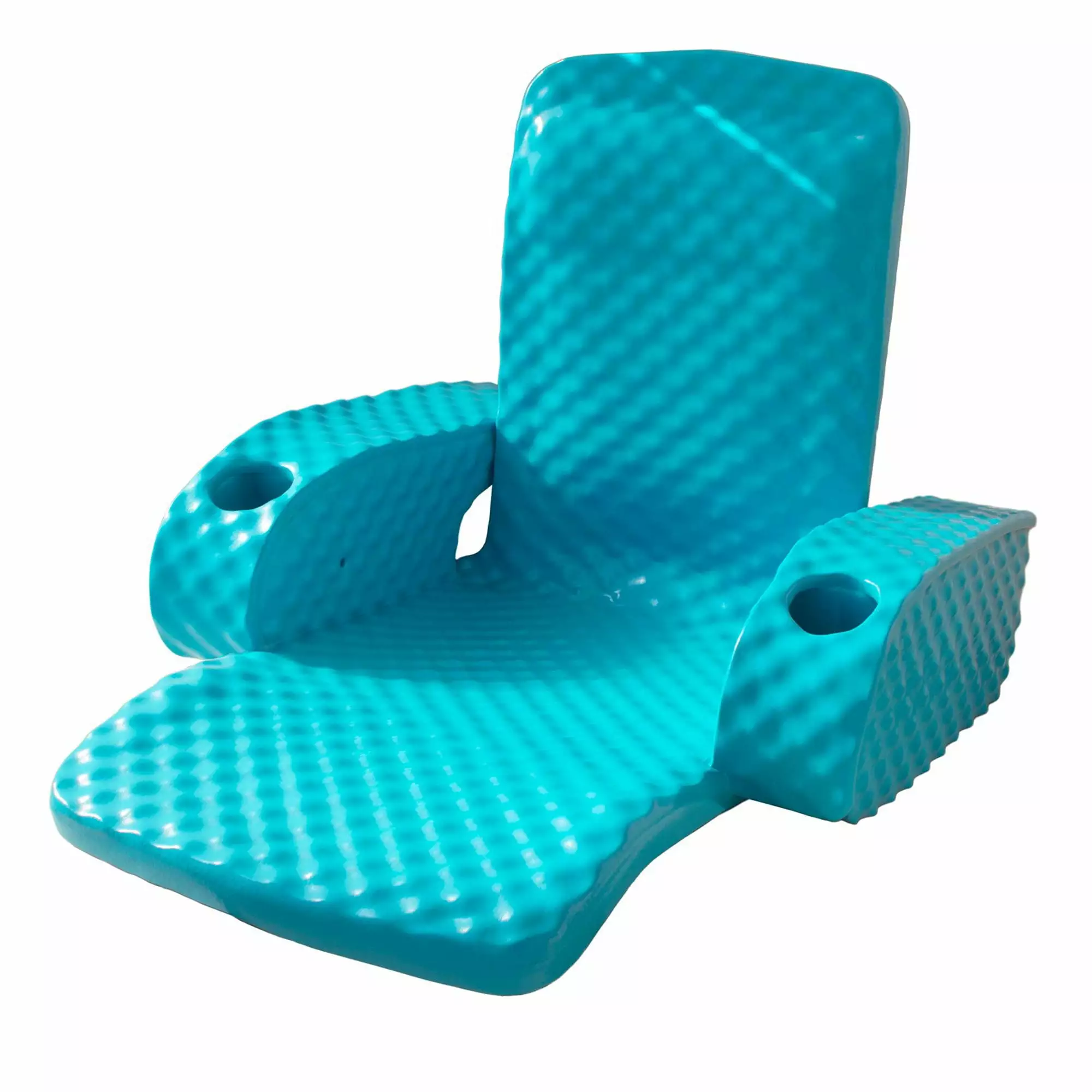 TRC Recreation Baja Folding Armchair Swimming Pool Float Tropical Teal