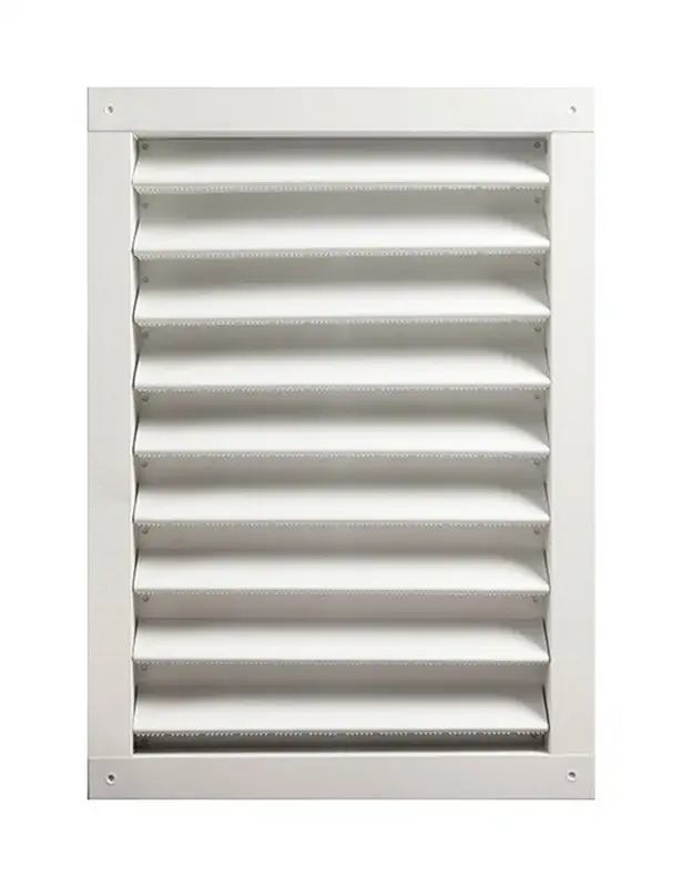 Master Flow 18x24 Inch White Aluminum Wall Louver