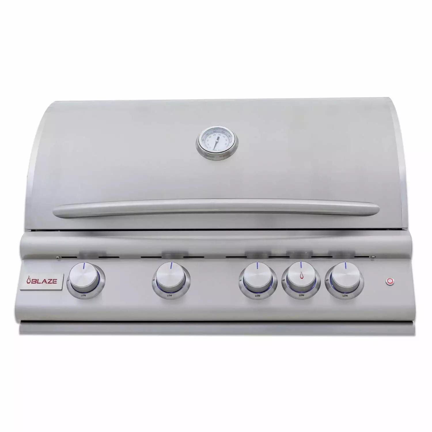 Blaze Luxury LTE+ 32-Inch 4-Burner Built- Natural Gas Grill Rear Infrared Burner and Lift-Help Hood
