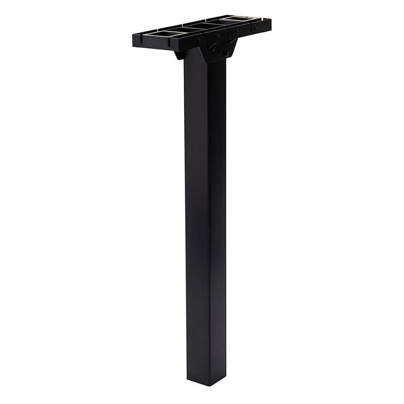 Gibraltar GMB115BAM Patriot Powder Coated Black Polymer Mailbox Post 46.9 inches - Durable Mailbox Post