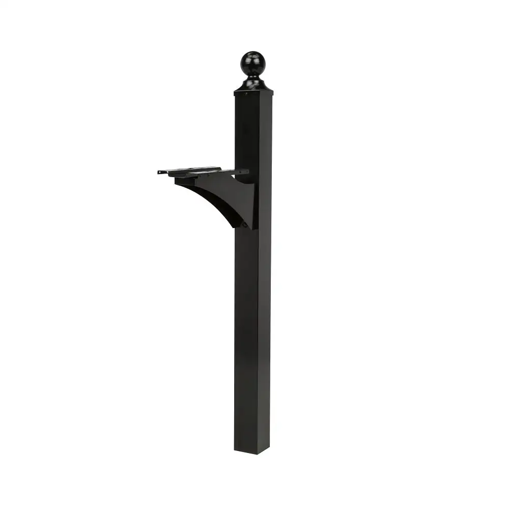 Gibraltar LP000BAM Landover Mailbox Post Aluminum - Lightweight Mailbox Post
