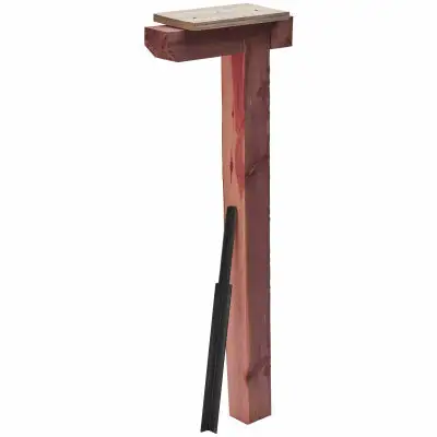 Gibraltar Mailboxes 43.3 . Natural Red Cedar Mailbox Post Residential Use