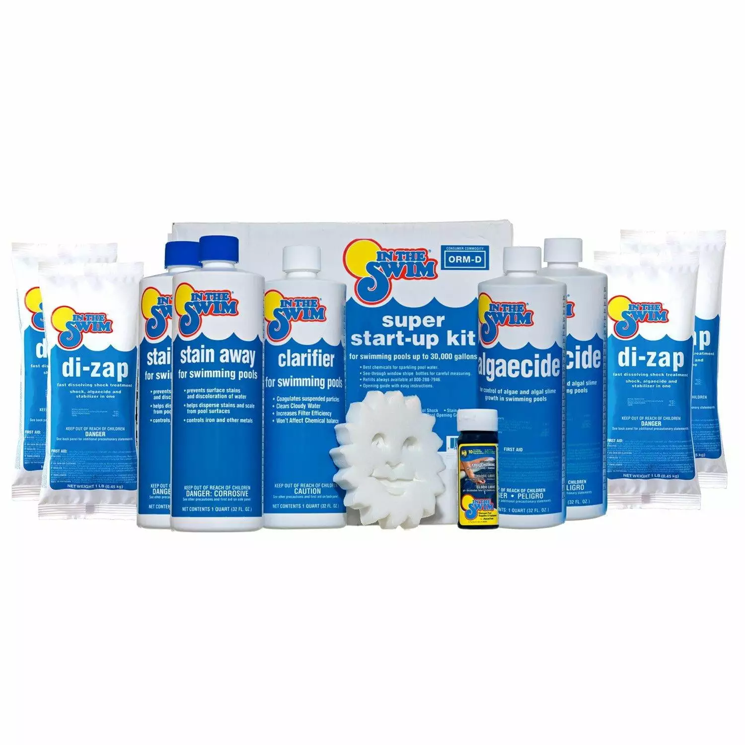 Swim Pool Super Opening Chemical Start Up Kit 35000 Gallon Pools Super