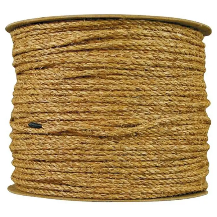 Wellington 1/4 Inch x 1200 Feet Manila Fiber Twisted Rope Heavy Duty Use