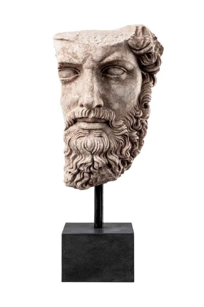 Marble Decorative Statue Bust Lucius Verus Met x Eichholtz