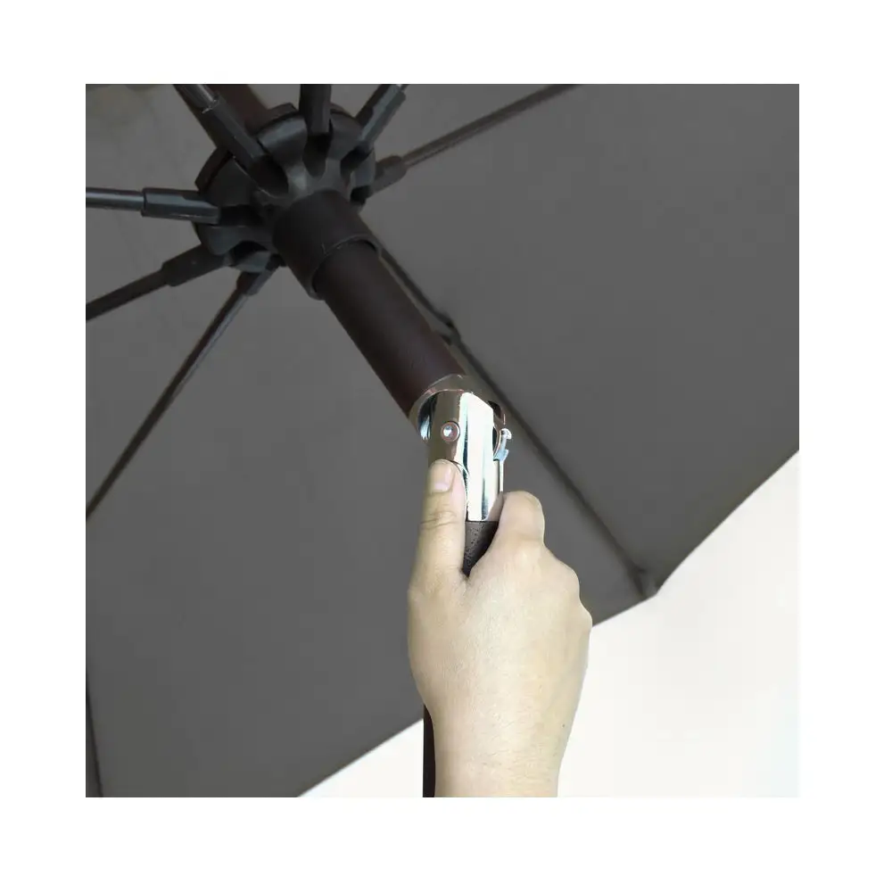 Astella 7ft Tiltable Market Umbrella Hunter Green Outdoor Sun Shade