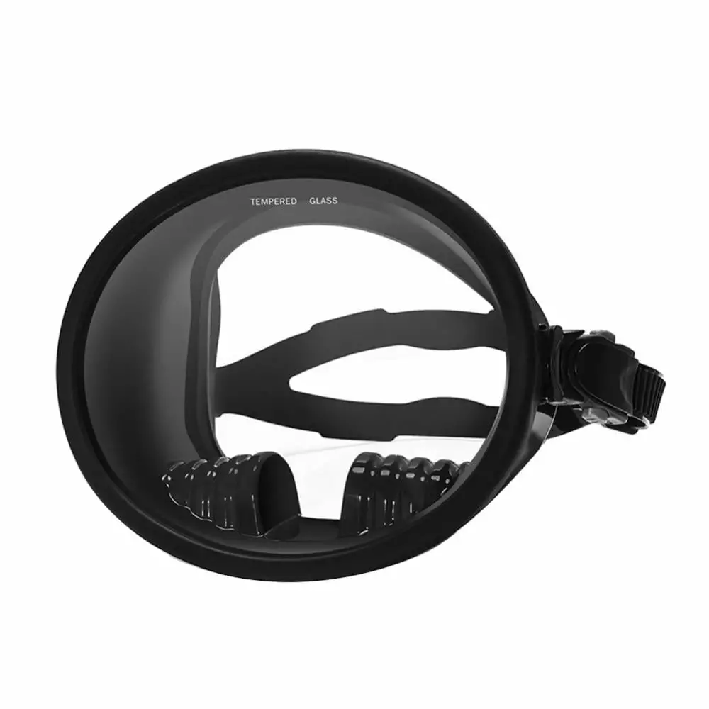 Oval Single Lens Mask 180 Panoramic View Dive Equipment Diving