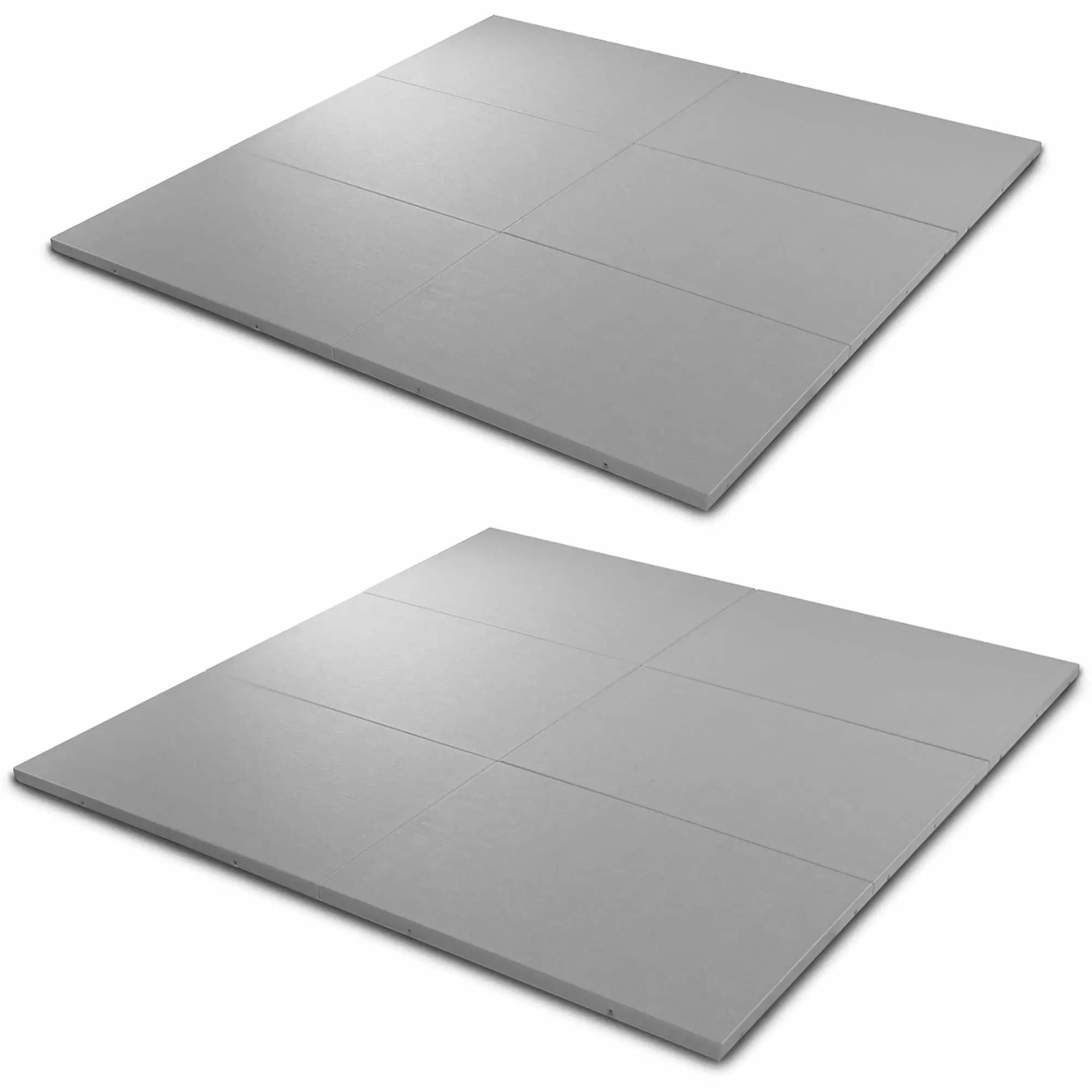 Confer Plastics Handi Spa Pad 32x48 Connectable Hot Tub Mat Gray 6 Pack 32
