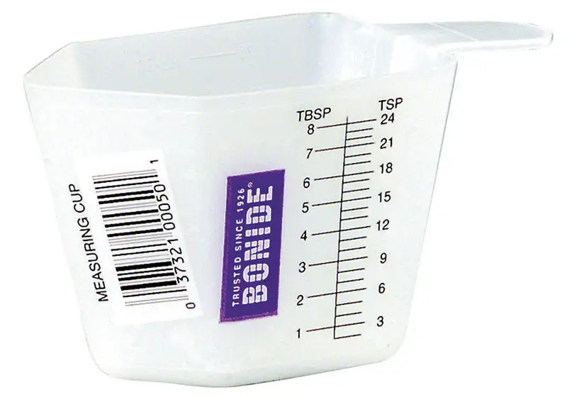 Bonide 8 Tbsp. Plastic White Measuring Cup Pack 24 Gardening and DIY
