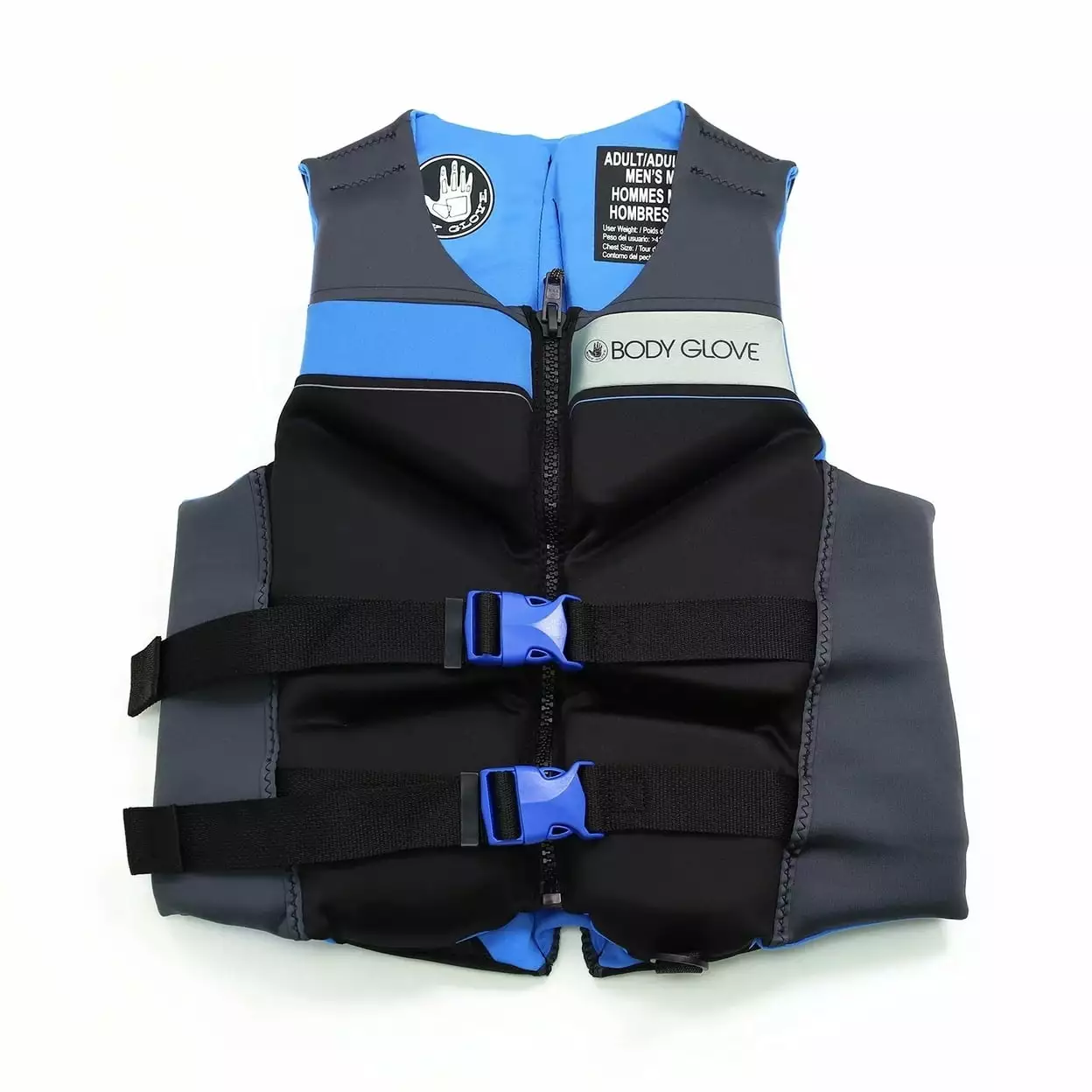 Body Glove Mens Segmented PFD US Coast Guard-Approved Medium Life Jacket L