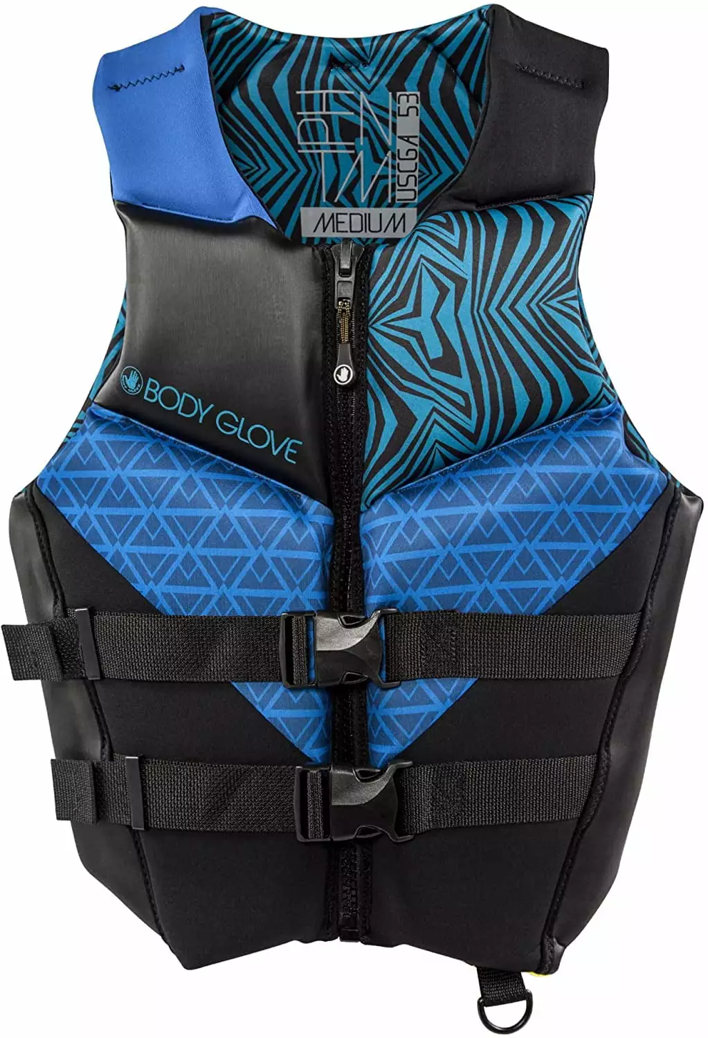 Body Glove Phantom Men's PFD Adult Life Jacket Extra Large Blue USCG Approved