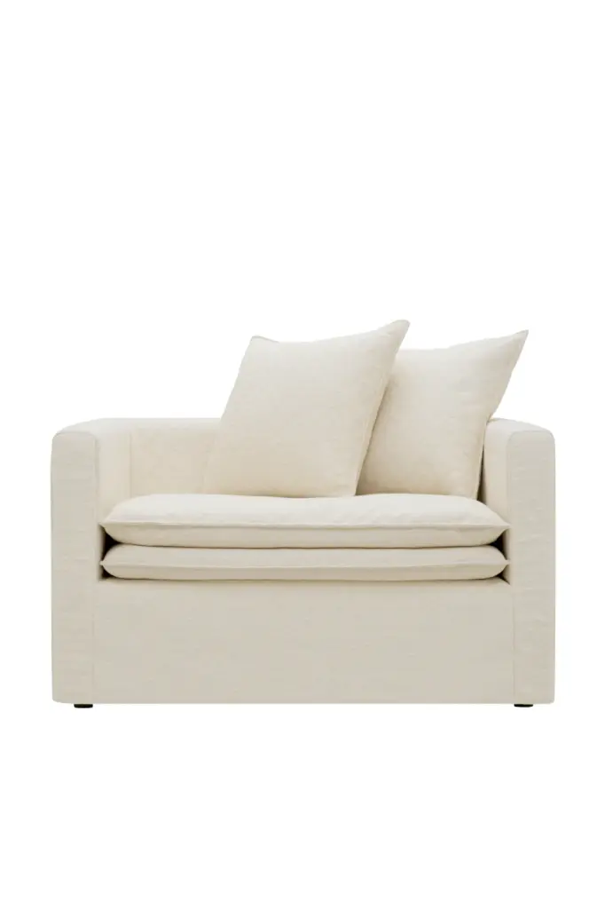 Sunbeam Off-White Accent Chair Eichholtz Montgomery Comfortable Seating