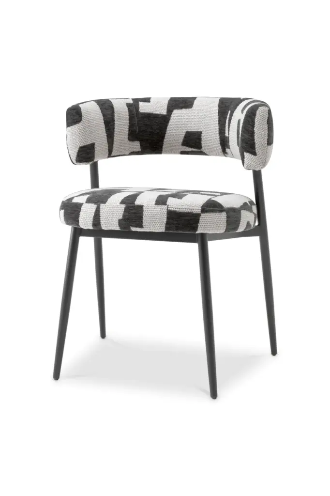 Brooklyn Black Dining Chair Eichholtz Folsom Contemporary Design