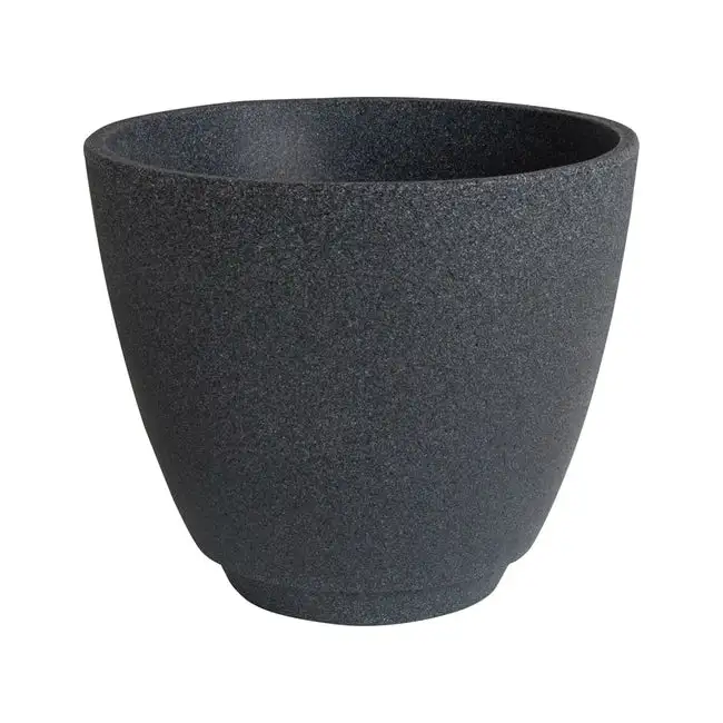 Dynamic Design RMT2404MZ Modern Metro Planter 24 Inch Monzonite Indoor Outdoor Garden Pot